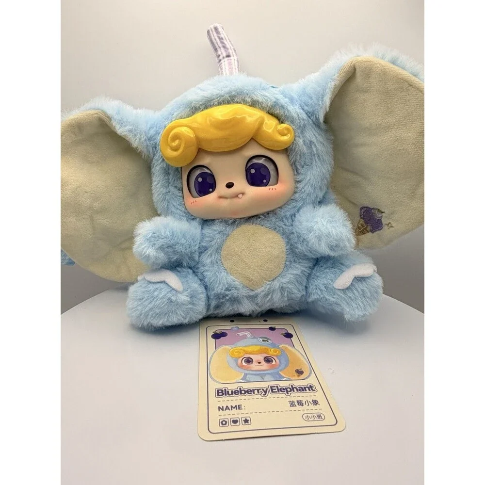 JOTOYS Q.kid Animal Pre School Plush Series Blind Box- Confirmed Elephant
